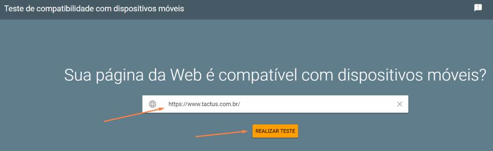 Teste de Compatibilidade com Dispositivos Móveis