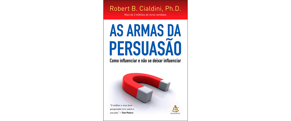 imagem de capa do livro “As armas da persuasão”